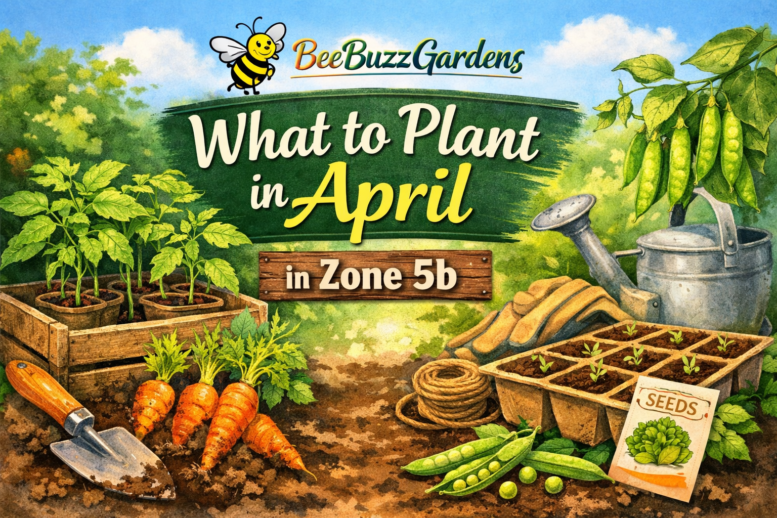 April planting guide for zone 5b